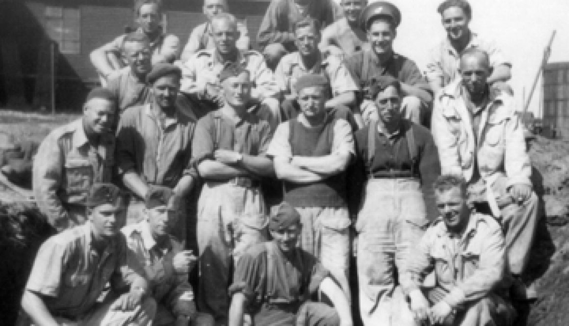 canadian soldiers at the Erie Camp (now Heatherlands Estate)